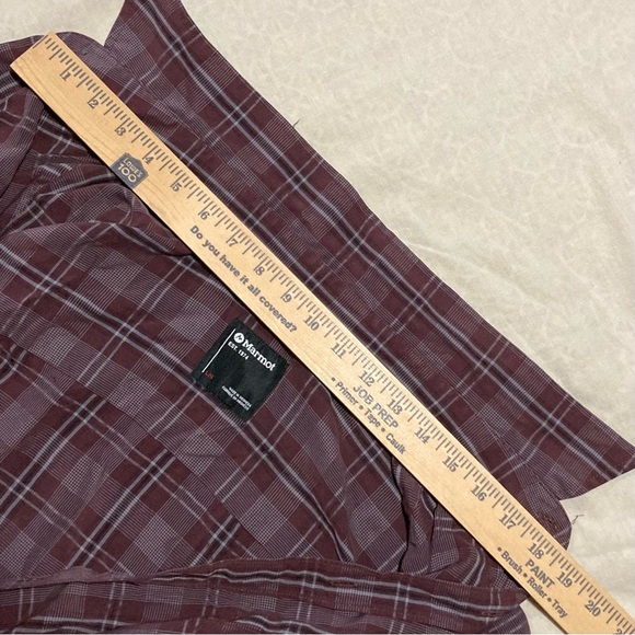 Marmot Eldridge Short-Sleeve Shirt in Whiskey Brown | UV Protection - Picture 6 of 16